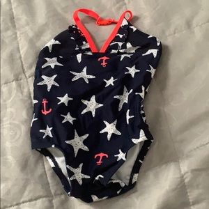 Anchor print Bathing suit